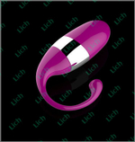 Сиреневое виброяйцо с USB-зарядным устройством