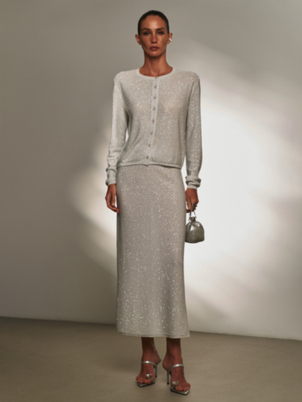 Кардиган KIARA, серебро