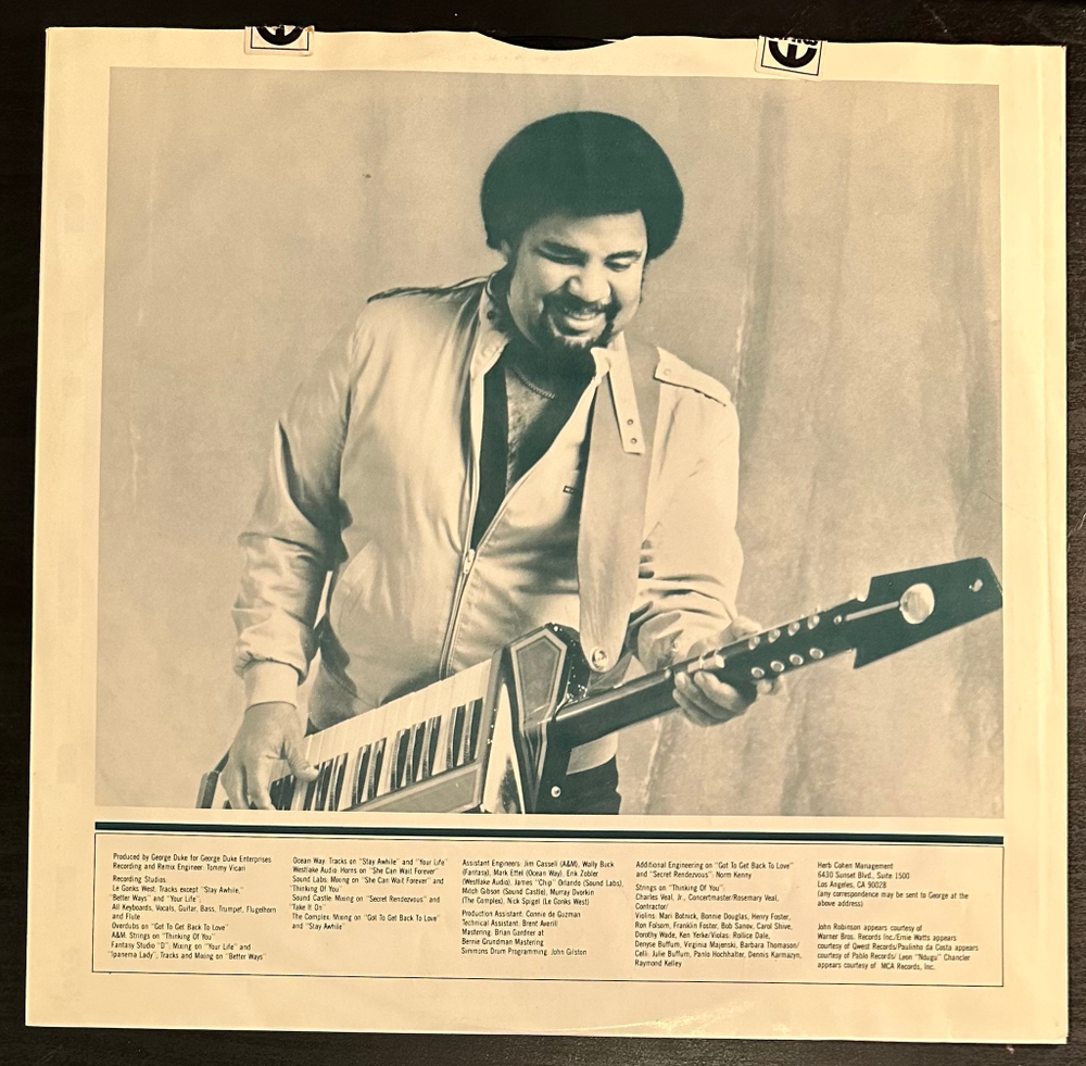 George Duke - Rendezvous (Голландия 1984г.)