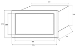 Встраиваемая микроволновая печь Kuppersberg HMW 655 W