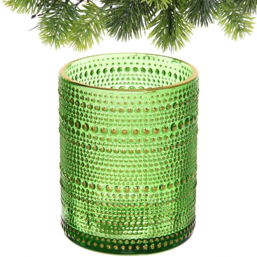 Подсвечник «Хрустальный блеск» 10*12,5 см, Изумруд