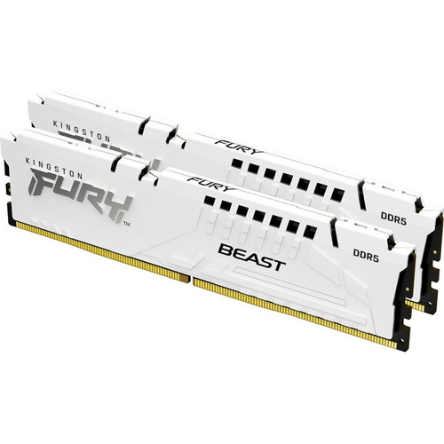 Модуль памяти DIMM DDR5 64Gb, 5600Mhz, 2x32Gb, Kingston FURY Beast EXPO White (KF556C36BWEK2-64)