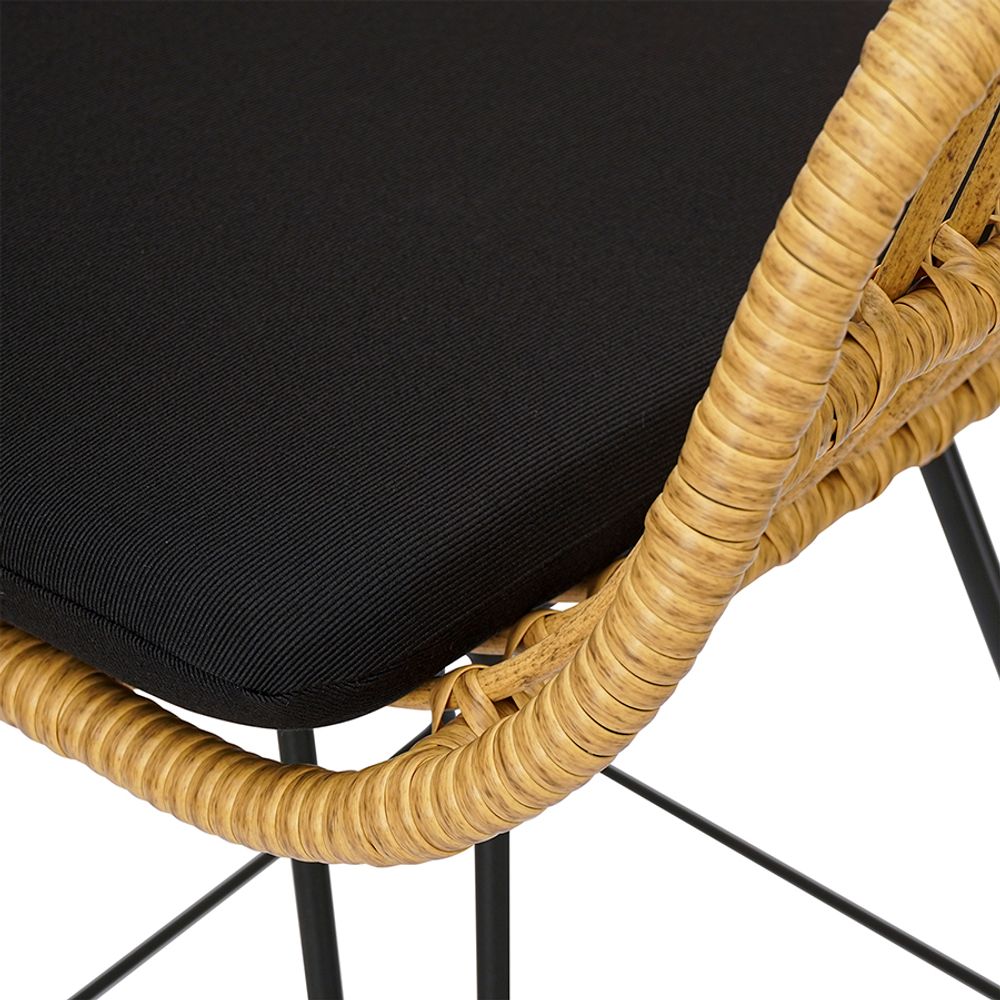 Стул барный Vetle Bent, ротанг