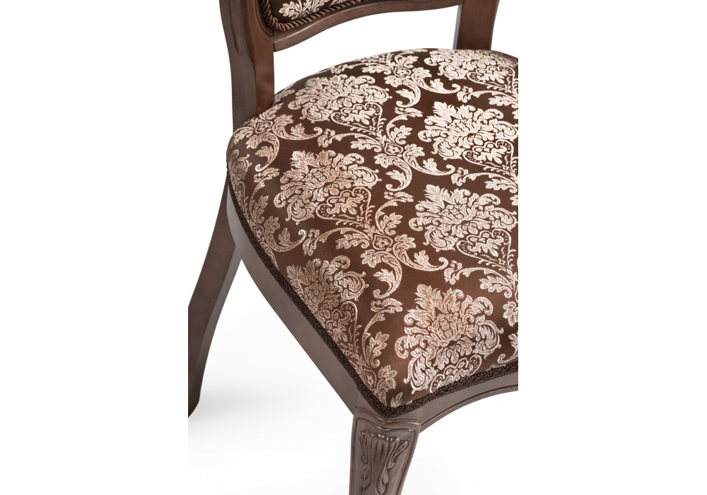 Стул деревянный Woodville Руджеро орех, шоколад, ножки орех