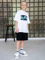 Спортивный костюм для мальчика с шортами школьный