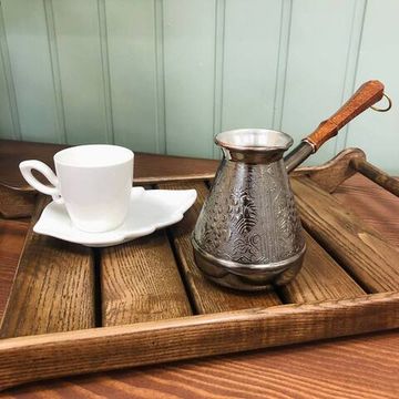 Турка для кофе медная «Виноград», 300 мл