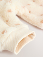 Комбинезон / Cлип для малышей флисовый Next F35-898, Молочный