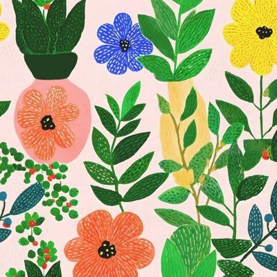 Яркий Цветочный Сад