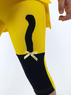 02-123-11 Комплект для девочки (фуфайка+ лосины)