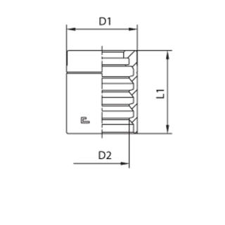 Муфта DN 32 1SN/2SC NEW