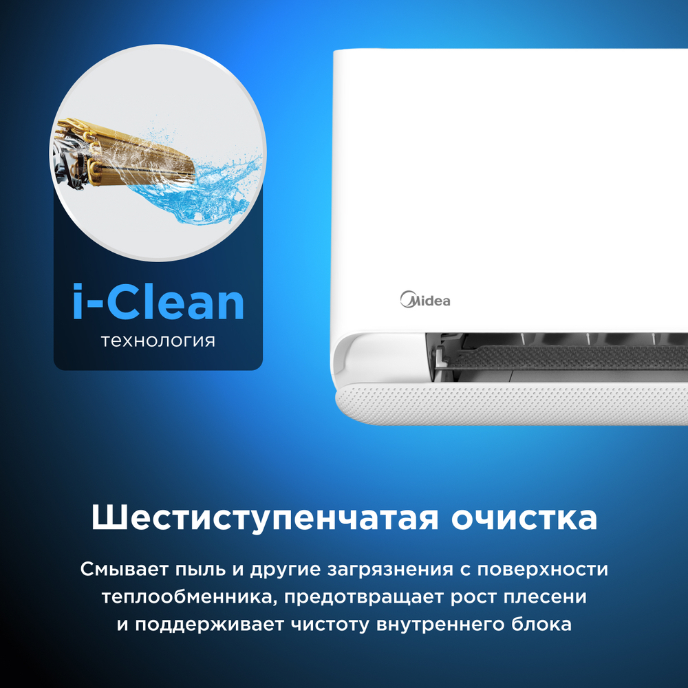 Настенная сплит-система Midea Breezeless E MSFE-09N8D6-I/MSFE-09N8D6-O