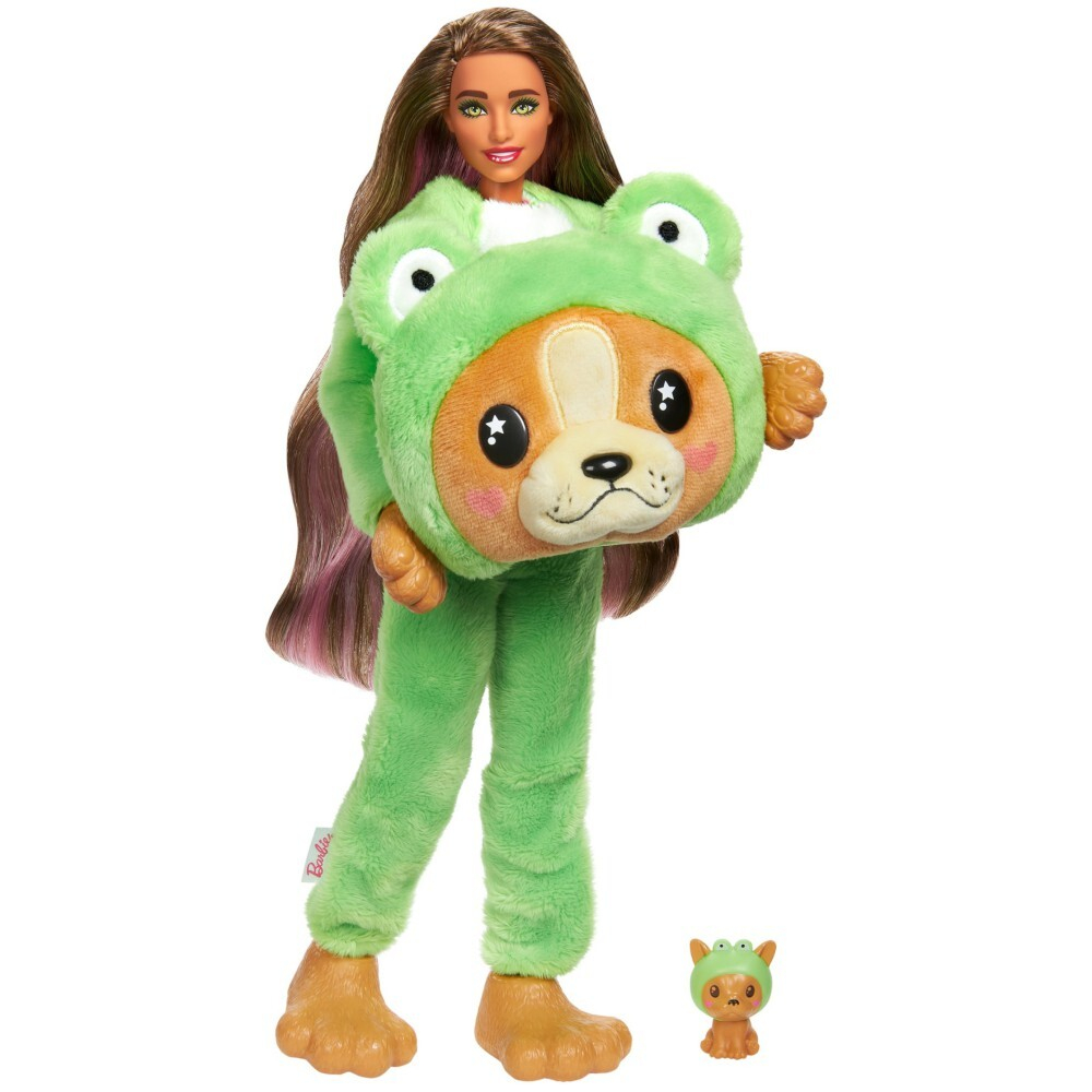 Barbie Cutie Reveal - Кукла Barbie Pies Frog + питомец HRK24 / артикул   HRK22 HRK24  / GTIN 194735178742