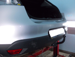Фаркоп Renault Megane 3 хетчбек 5 дверей 2008-2016, условно-съемный,(без электрики) Трейлер.9050