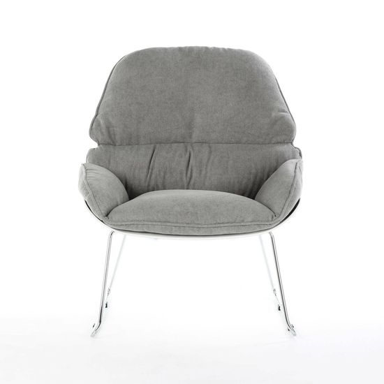 Кресло Bay цвет серый/белый