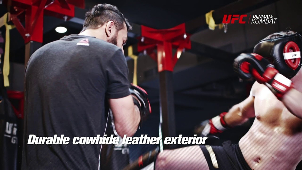 UFC Защита голени с защитой подъема стопы черная - L/XL