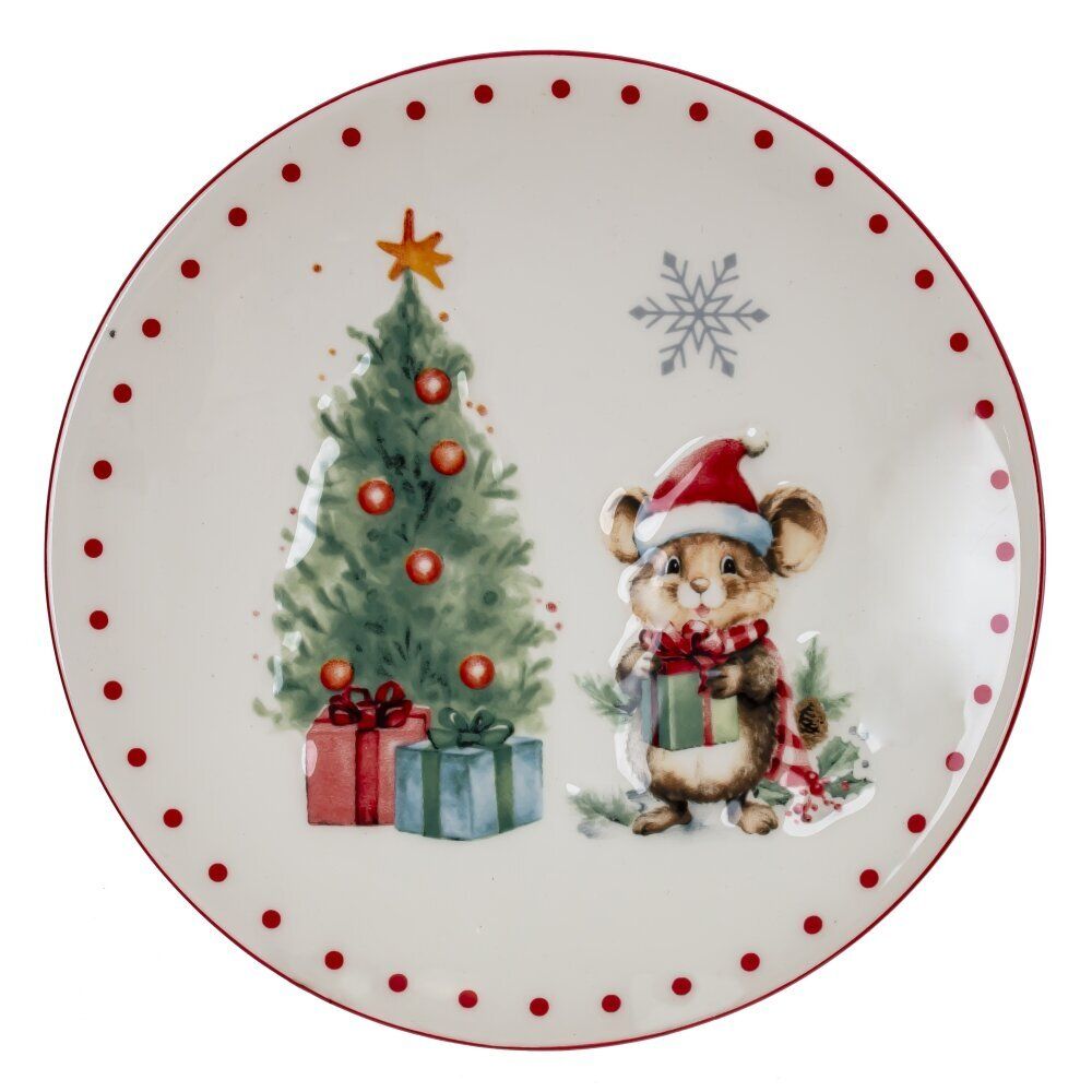 GAEM Тарелка "Новогодний подарок", L15 W15 H1,5 см
