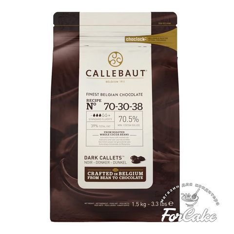 Шоколад Callebaut горький 70,5%