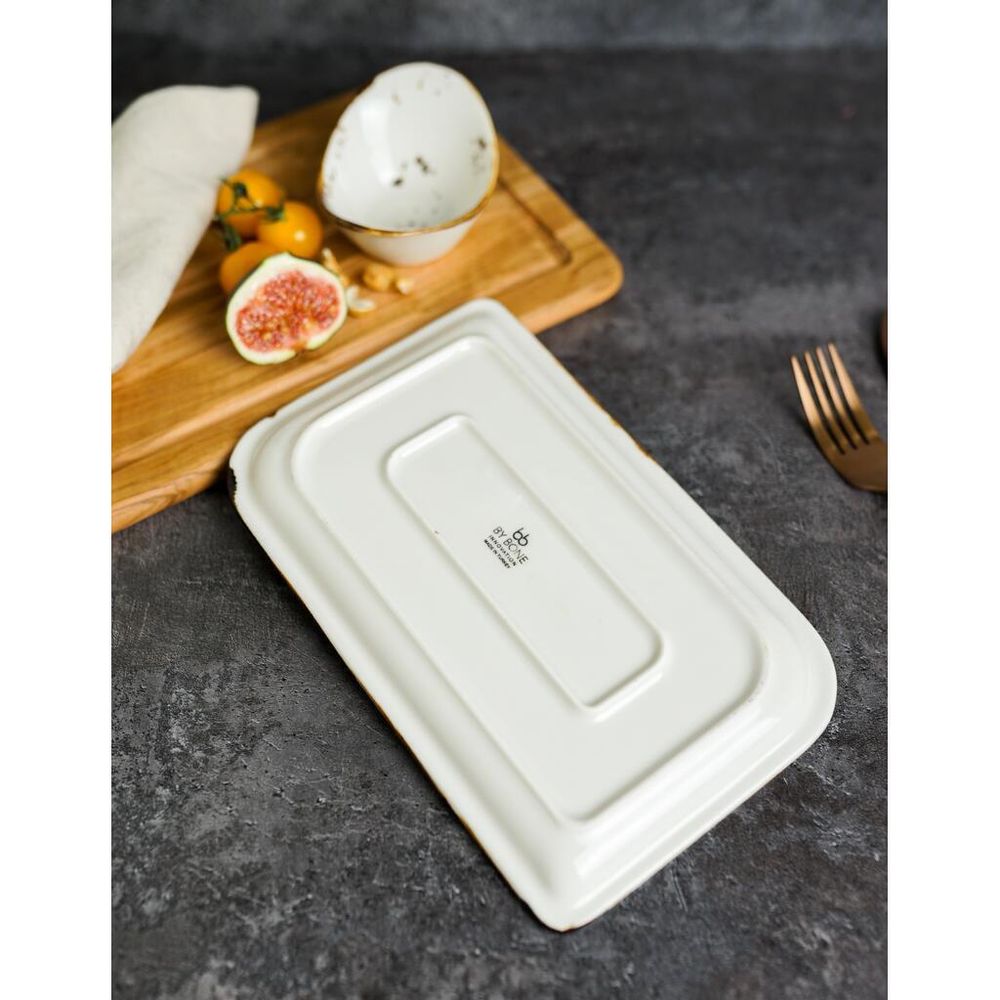 Блюдо прямоугольное 24*15 см Elegance By Bone Innovation [6]