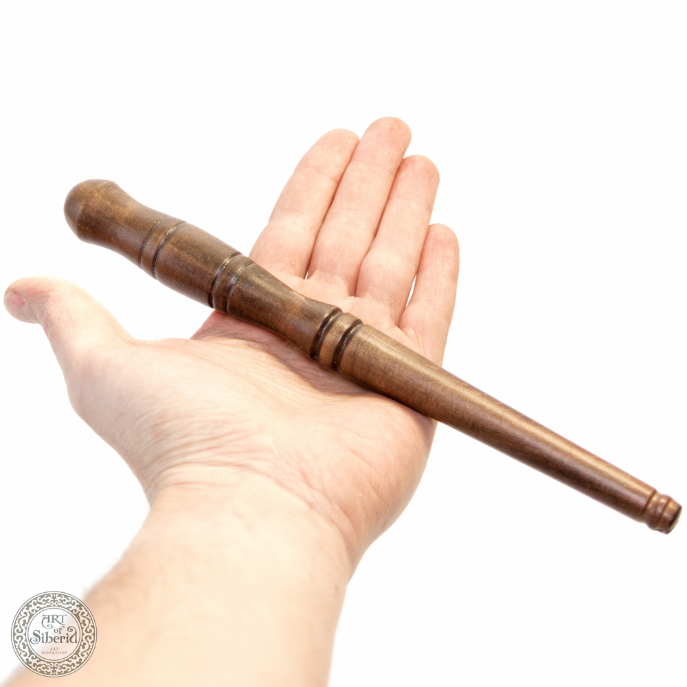 Деревянная клубочница-намотка из древесины сибирский кедр для пряжи. KL1