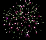 Батарея салютов "Новогоднее настроение" 7 залпов 0,8 дюйма