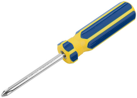 Отвертка с переставным жалом, crv сталь, сине-желтая пластиковая ручка 6х70 мм ph2/sl6 56218 FIT