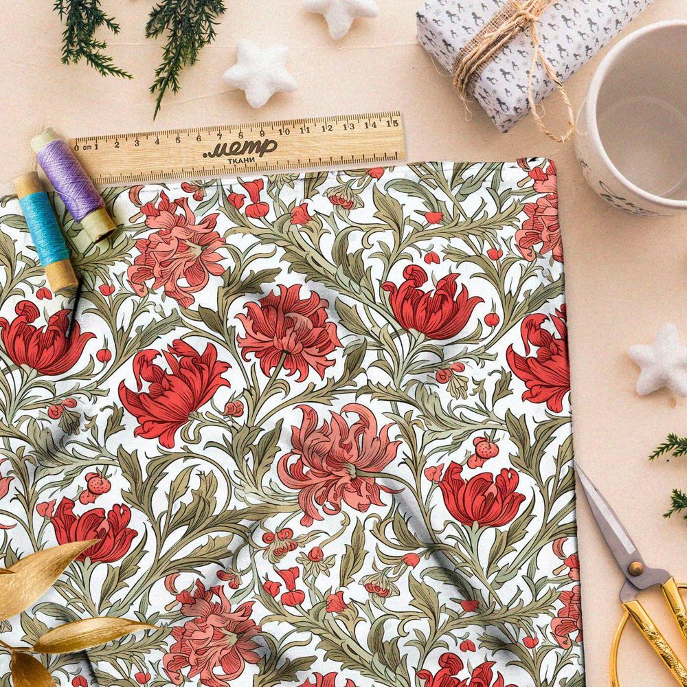 Ткань премиум дюспо волшебная иллюзия