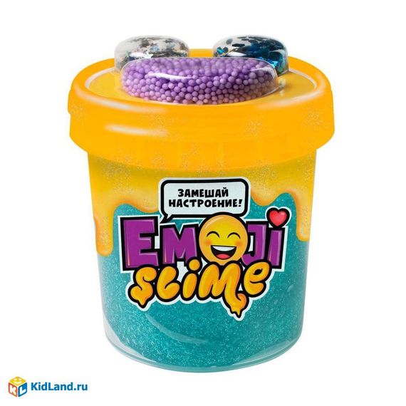 Игрушка в наборе модели &quot;Slime Emoji&quot; 120 мл, голубой
