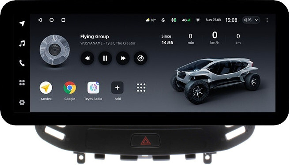 Магнитола для Infiniti G25, G35, G37 2006-2013 - Teyes LUX ONE ROUND монитор 12.3" 2K QLED на Android 10, CarPlay, 4G SIM-слот