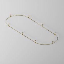 Шинопровод однофазный накладной/подвесной Maytoni   TRX154-2SR-D1200-BS