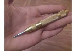 Автоматически усиленный кернер износостойкий наконечник из Cr-Mo стали группы А,59HRC,длина 125мм,2,4мм Зубр "ЭКСПЕРТ" 21420-12