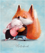 Тетрадь общая 48 листов на скрепке "Обнимашки"