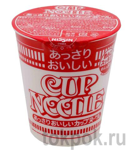 Лапша со вкусом креветки и соевого соуса Nissin Cup Noodle, 57 гр