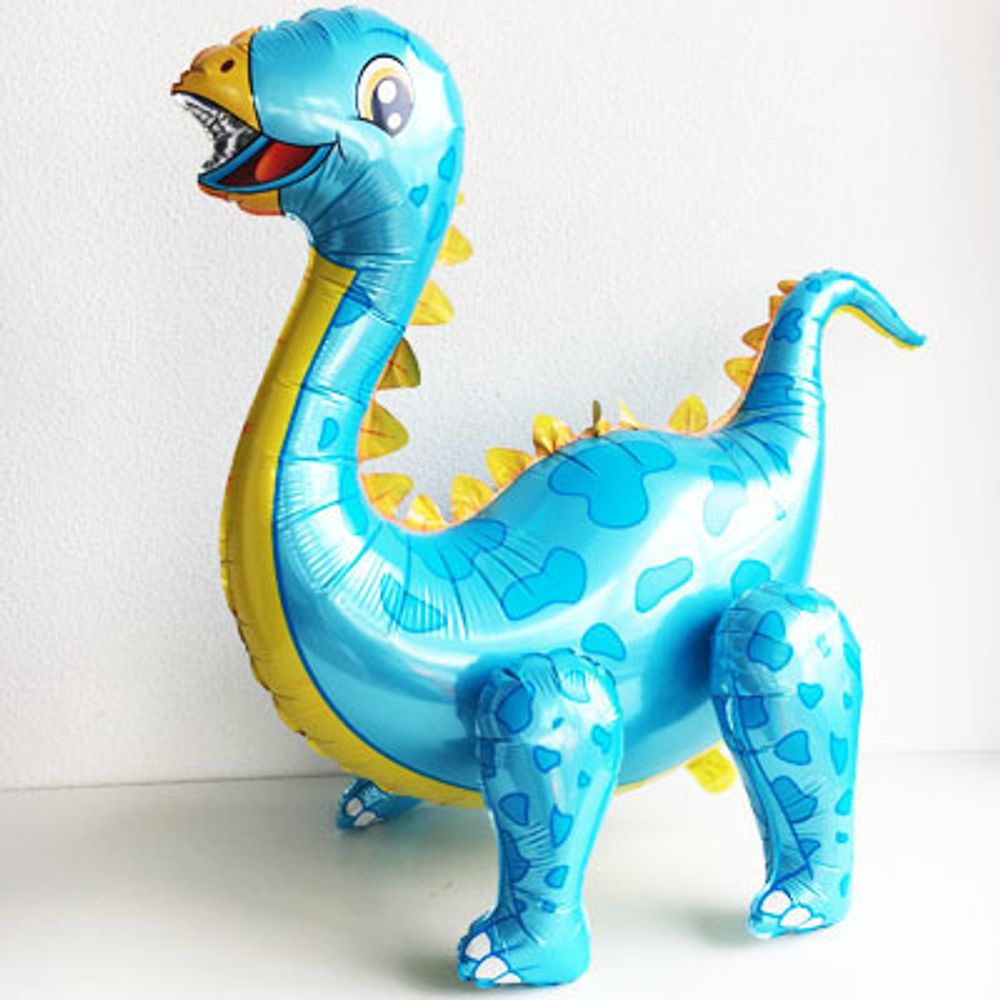 Шар-ходячка Динозавр Диплодок Голубой