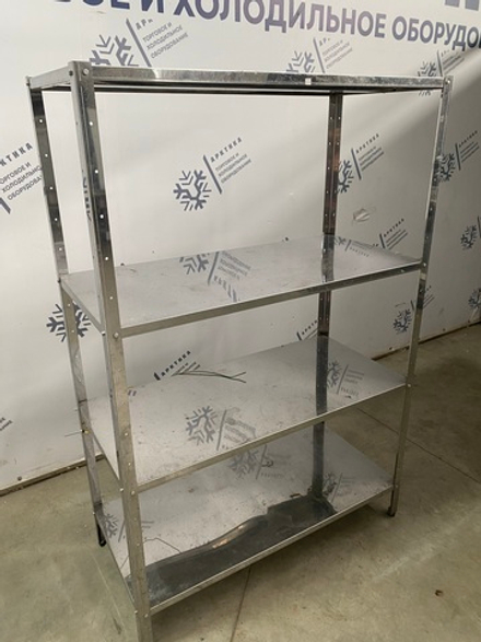 Стеллаж из нержавеющей стали 1200х550х2000 (основание уголок)