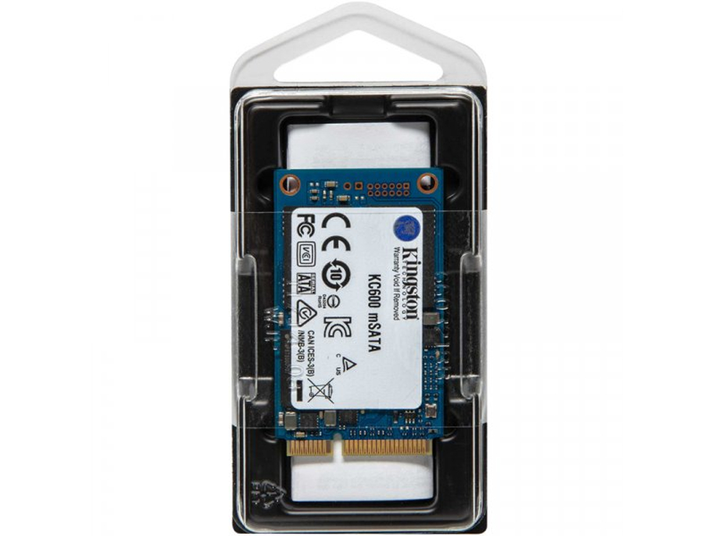 SSD накопитель Kingston KC600 256ГБ, mSATA, SATA, [SKC600MS/256G]