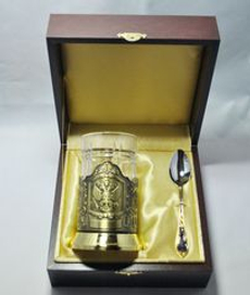 Футляр для подстаканника коричневый