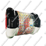 Аттракцион Водный роллер "Комбинированный 2" ПВХ, с цветными держателями, размер 2*1,8*1,8 м