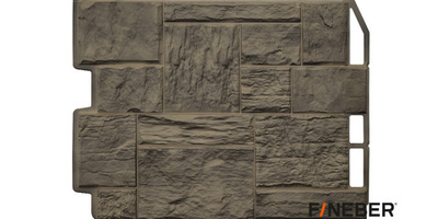 Фасайдинг Дачный Туф 3D-Facture Дымчатый 725*57