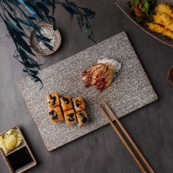 Блюдо прямоугольное 32*20 см h1,3 см Brown Untouched Taiga P.L. Proff Cuisine [1]