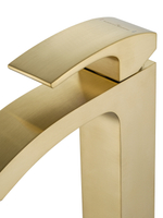 Смеситель для раковины высокий WONZON & WOGHAND FIT, Брашированное золото (WW-88239009-BG)