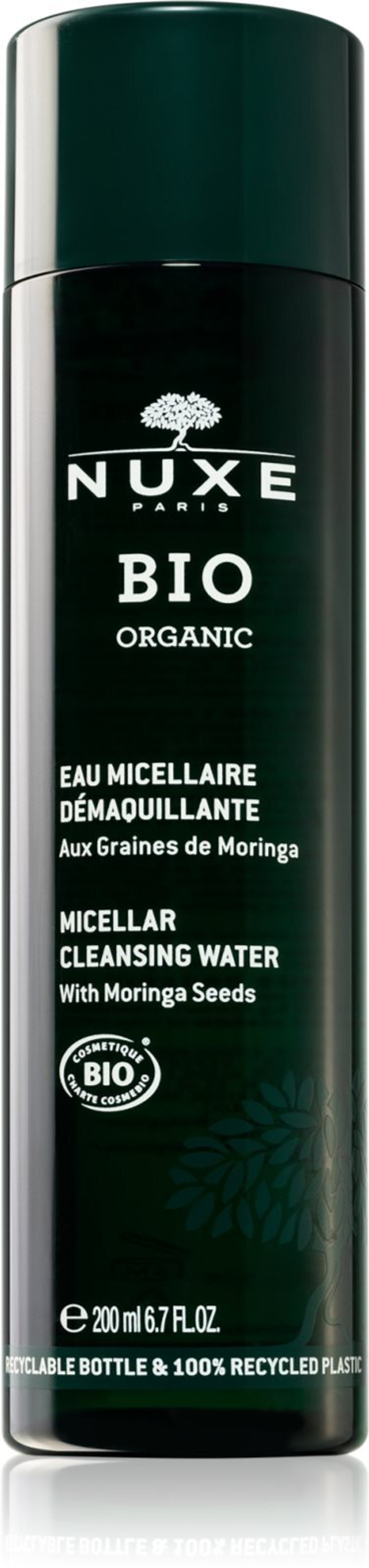 Nuxe Bio Organic - очищающая мицеллярная жидкость /   200  ml  / GTIN 3264680027659