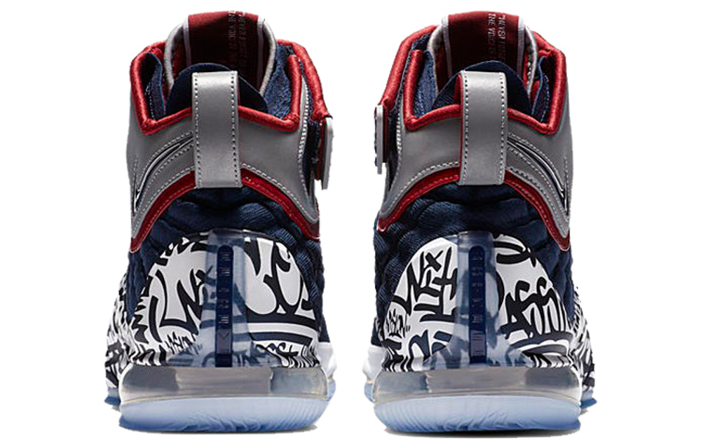 Кроссовки Nike Lebron 17 Fp Ep "Graffiti Cold Blue"