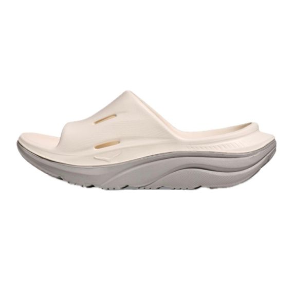 Hoka One One Ora Recovery Slide 3 'White Gray'