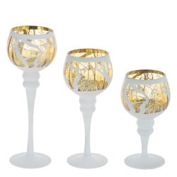 GAEM Набор из 3-х подсвечников, L30 W11 H30 см