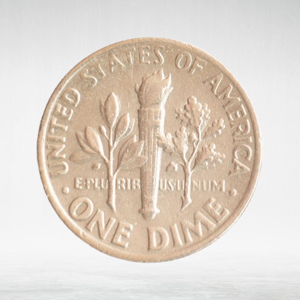 USA, 1 Dime, 1967 - Roosevelt Dime, XF