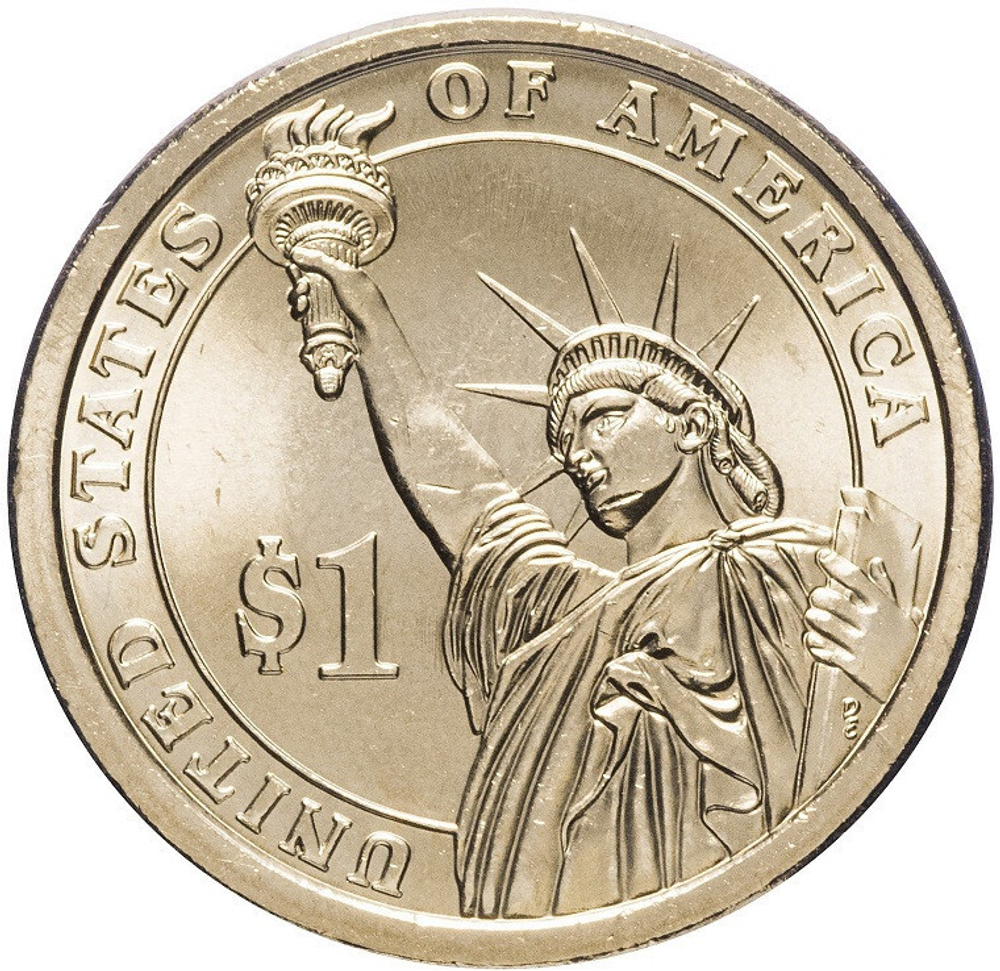 1 доллар 11-й президент США Джеймс Нокс Полк 2009 год