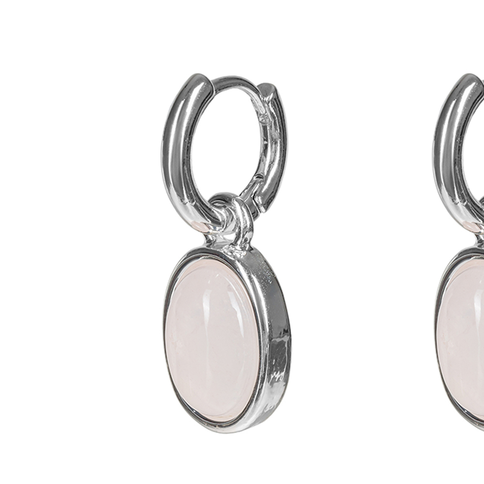 Серьги Fiore Luna ROSE QUARTZ LE1202 R/S