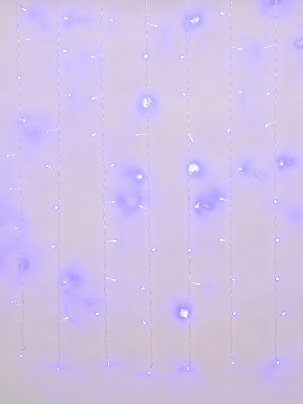 ULD-C1510-160-DTA BLUE IP20 Занавес светодиодный с контроллером. 1.5х1м. 160 светодиодов. Синий свет. Провод прозрачный. TM Uniel.