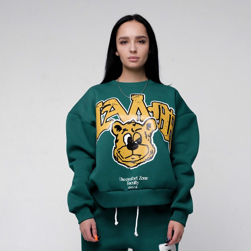 Купить Толстовка ПАЛМ Зеленая Толстовка ПАЛМ Зеленая