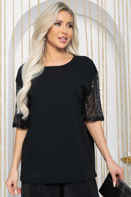 Блуза Богема (черная) Б12229-41 LT Collection